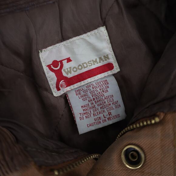 Vintage Woodsman Canvas Work Jacket. Features quilted liner - Picture 10 of 13